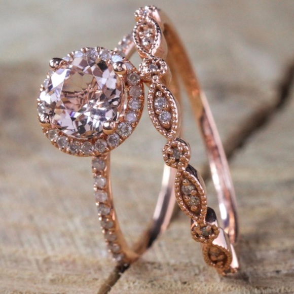 💕✨ROSE GOLD 2 SET RINGS - Picture 2 of 2